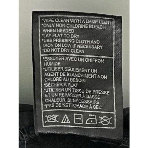 Steve Madden Womens Faux Leather Pull On Cargo Jogger Black Sz L Moto - Picture 12 of 12